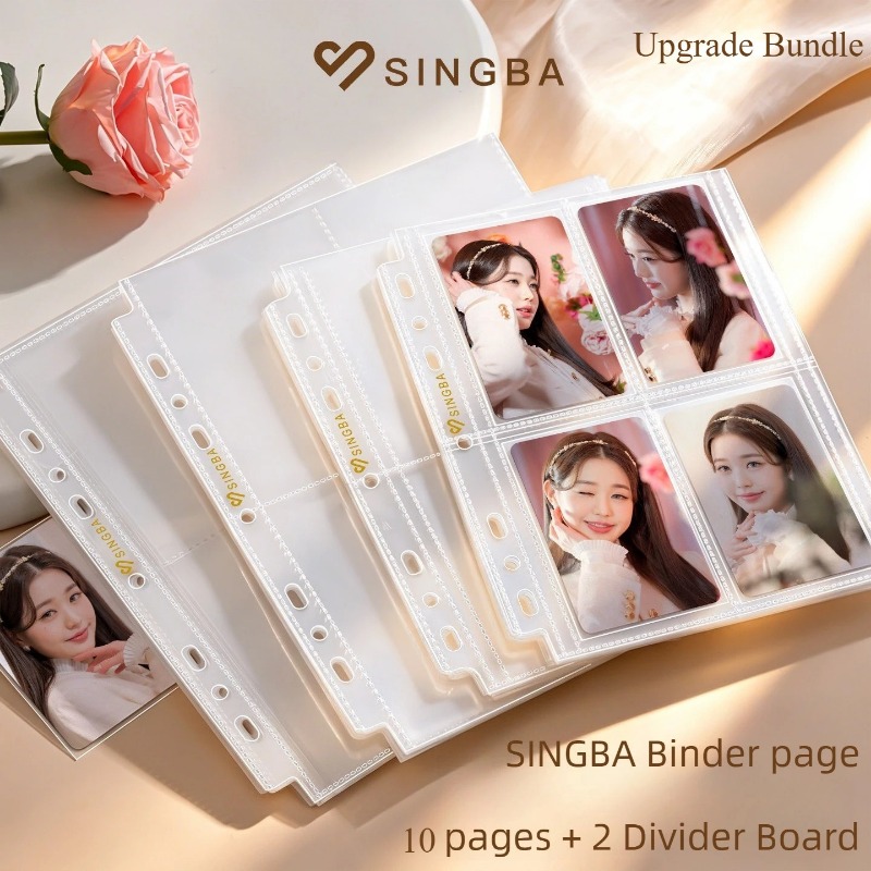 Pokemon Binder Card - 새로운 10개입 2단 분리형 바인더 페이지