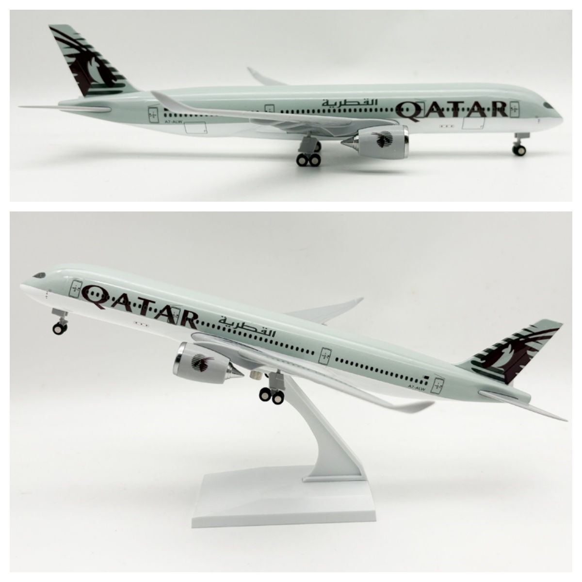 30CM 다이캐스트 레진 항공기 모형 카타르 A350  - Model Airplane Plastic 리뷰 및 가격