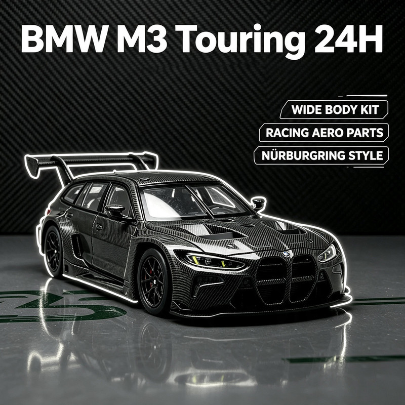 JiCar 1/64 BMW M3 투어링 24H 블랙 카 - Die Cast Car 1 64 리뷰 및 가격