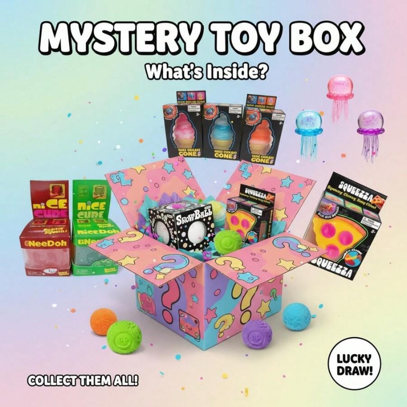 베스트셀러 귀여운 큐브 & 오션 스퀴시 블라인드 박스, - Mystery Box Blind Bag 리뷰 및 가격